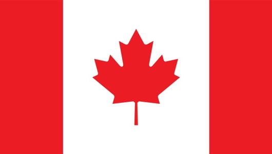 Illustration of Canada flag